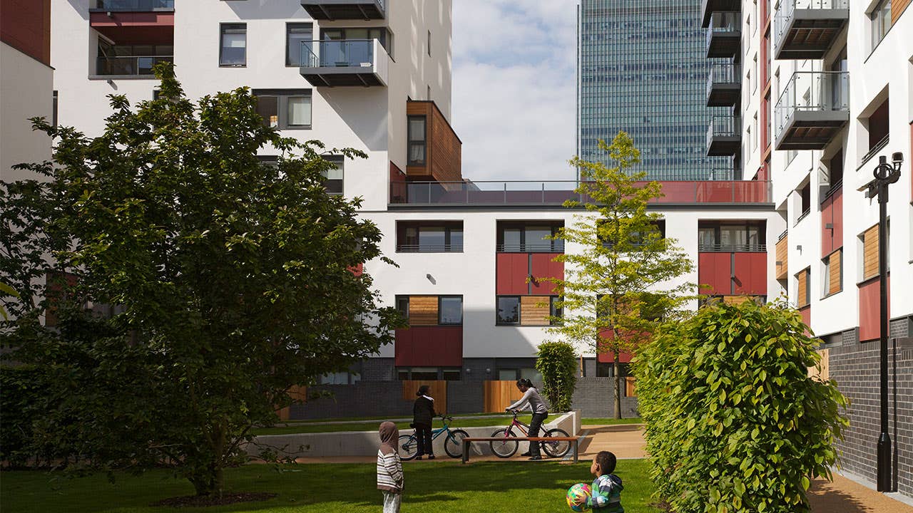 Modern housing complex
