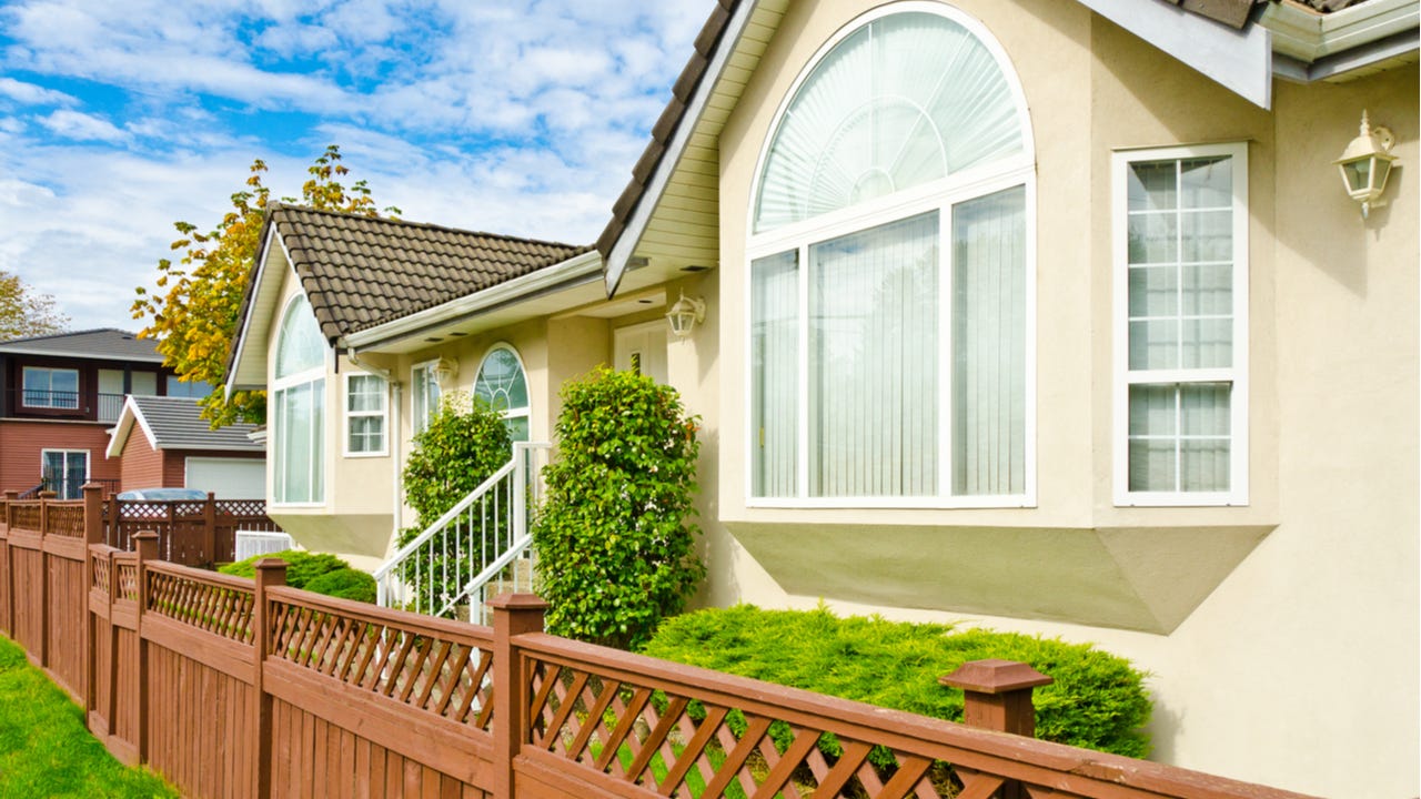 A home with fence surround