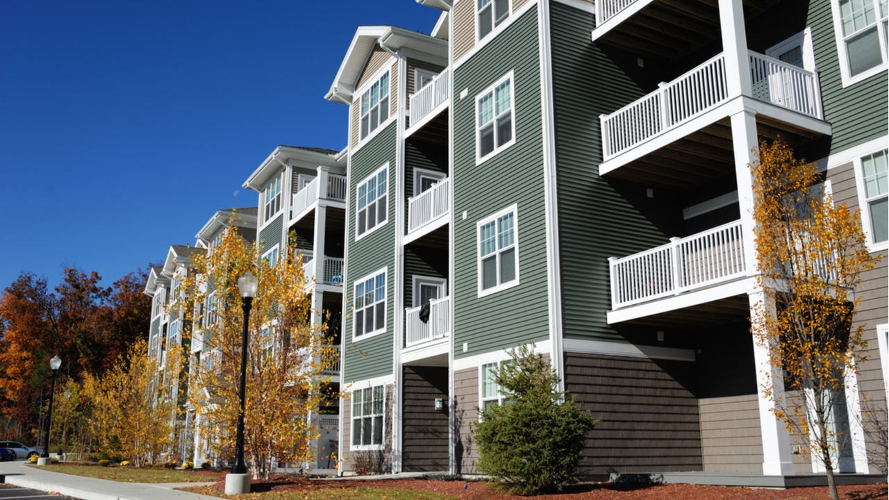 A condominium building