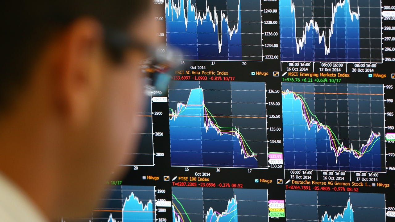 Stock trading screens