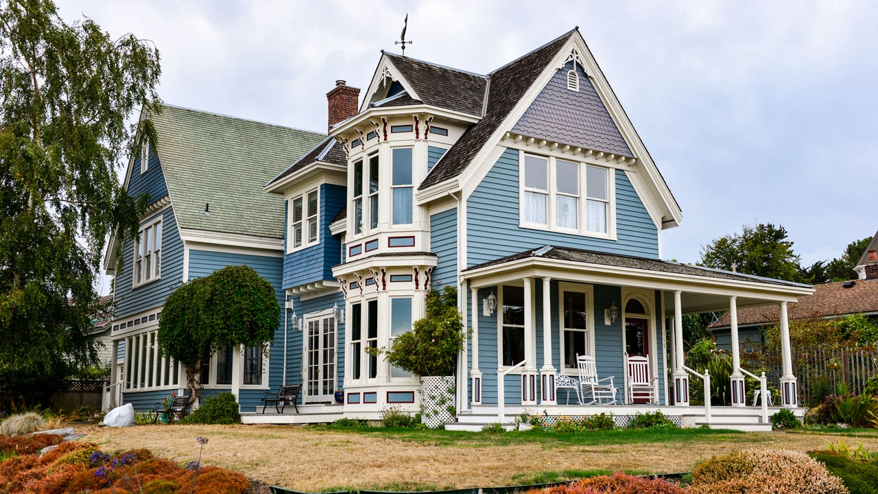 exterior of a Victorian style house
