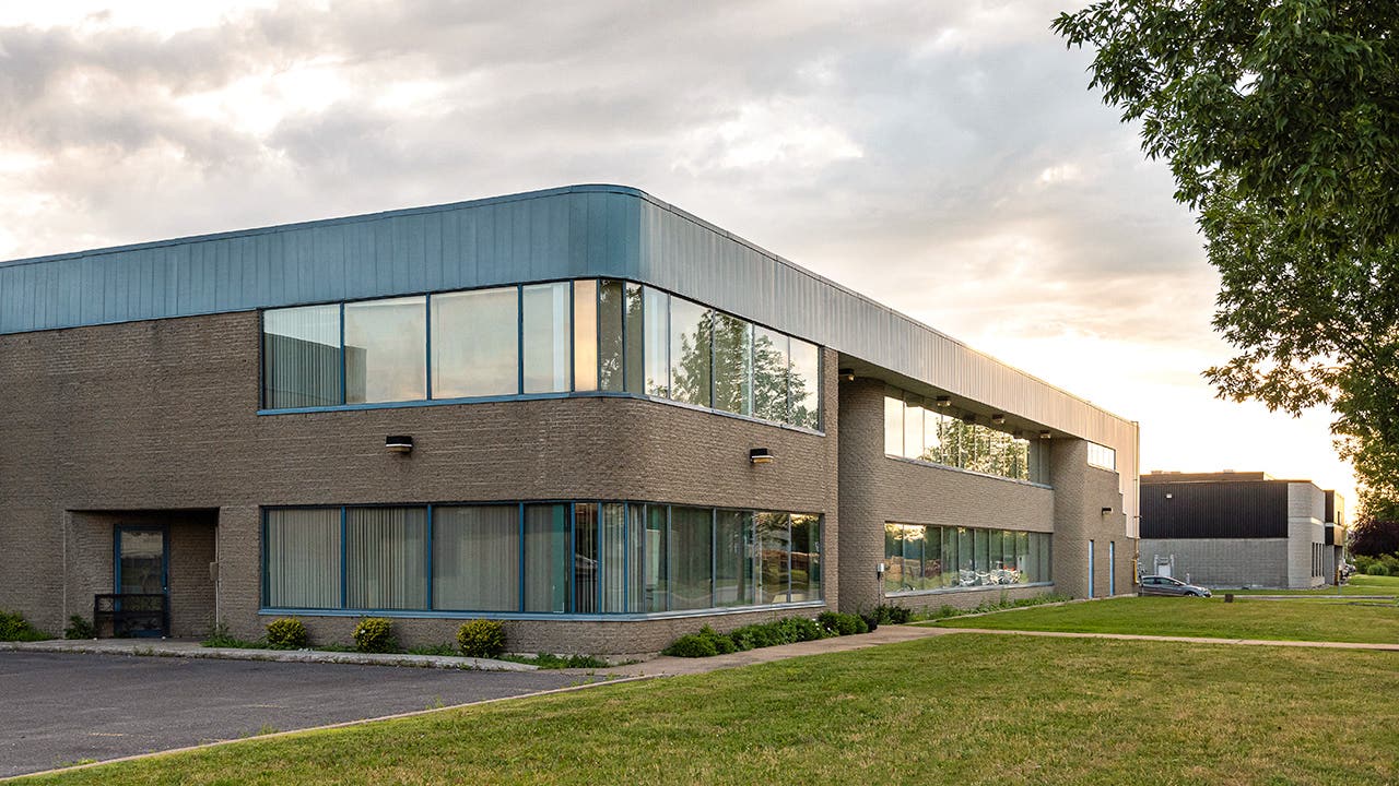Small business building exterior