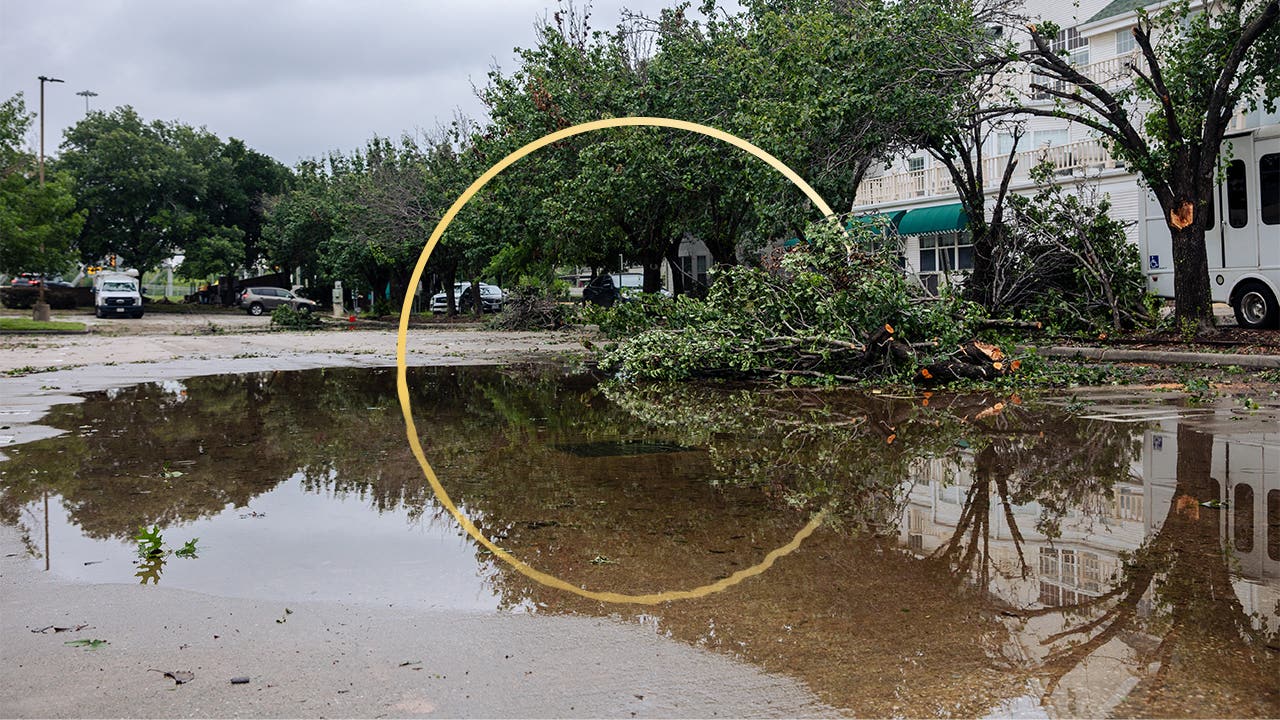 Flooded homes