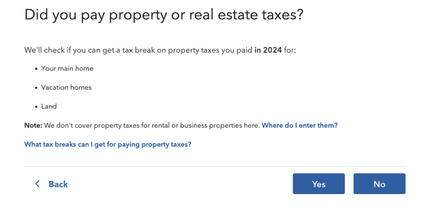 TurboTax guided experience