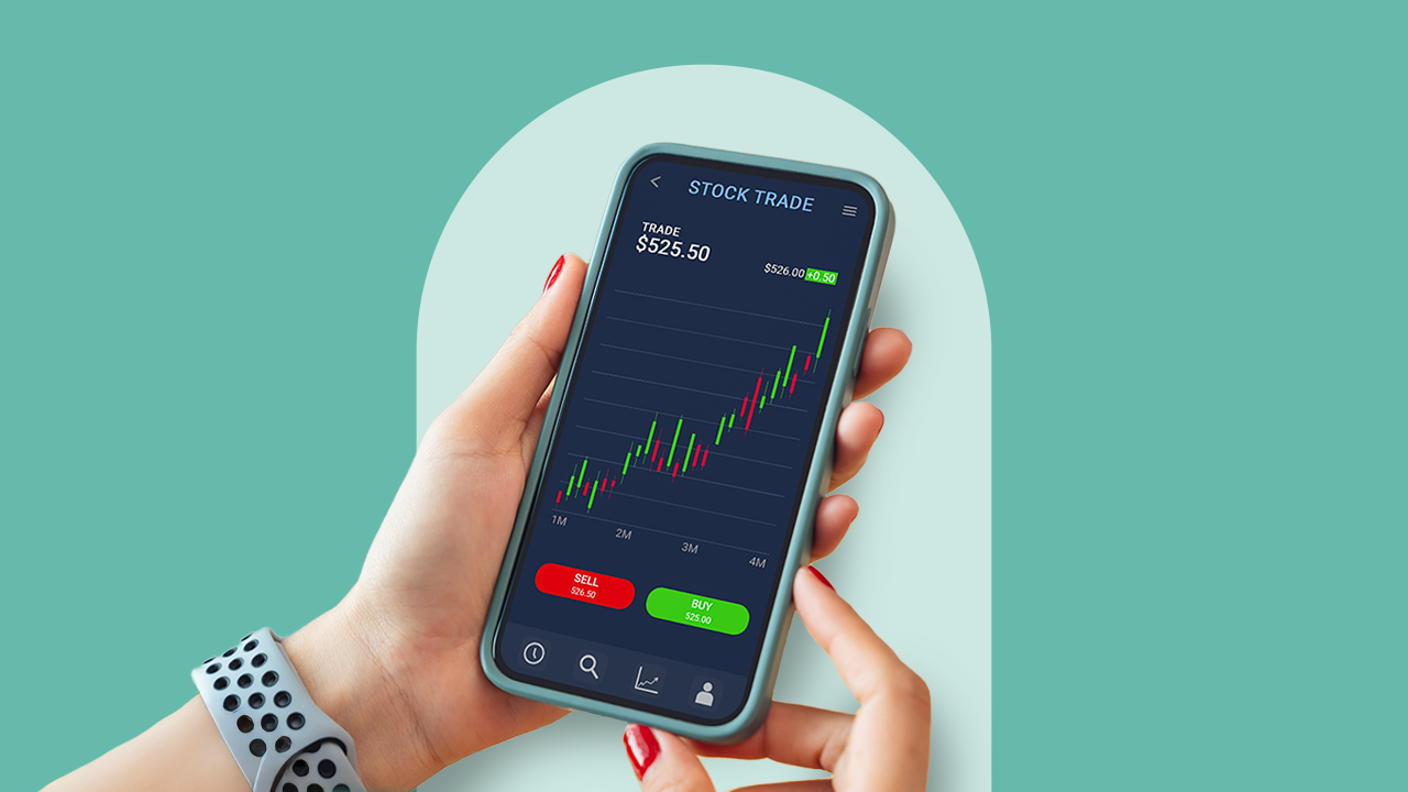 Pair of hands holding a smartphone.