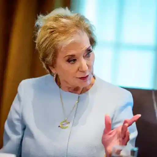image of an older women speaking