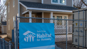 New home built by Habitat for Humanity of Minnesota.