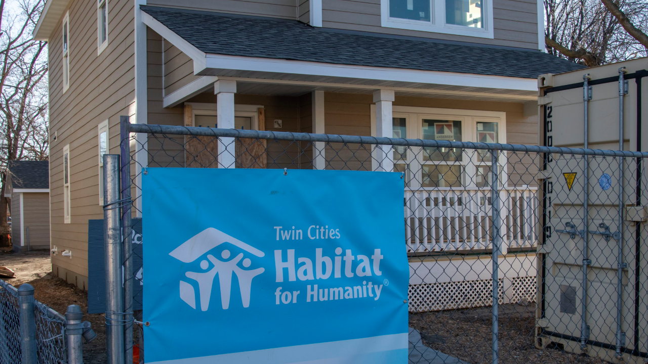 New home built by Habitat for Humanity of Minnesota.