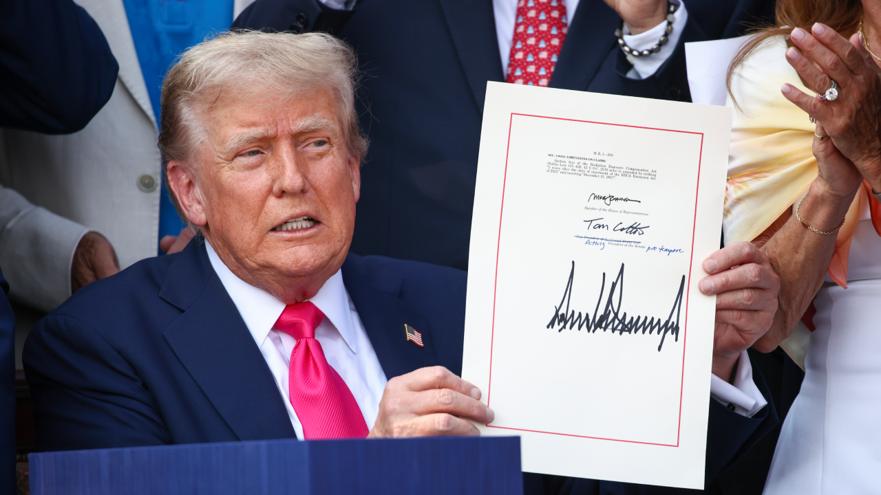 President Trump signs the One Big Beautiful Bill Act
