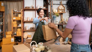 Small business ceramics shop