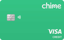 Card art of the Chime Credit Builder Secured Visa credit card