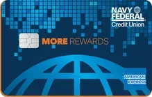 Card art for Navy Federal More Rewards American Express® Card